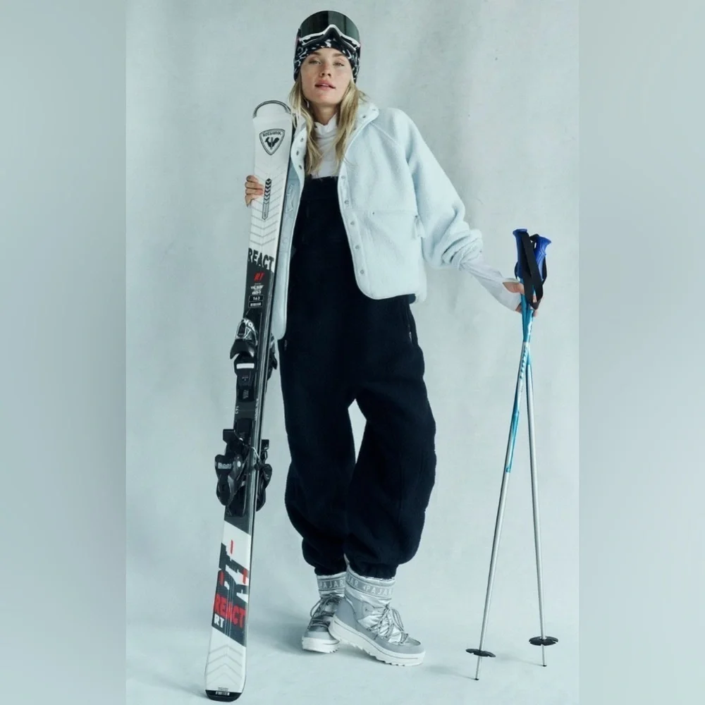 Free People Hit the Slopes Salopette Size Large NWT